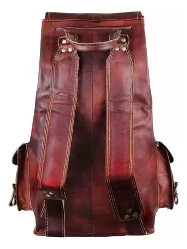 Mochila Brown Unisex Handmade - A Pedido_exkarg Marrón Oscuro 3