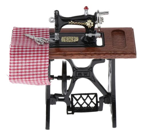 Maquina De Coser Juguete Para Muñecas - A Pedido_exkarg Negro 2