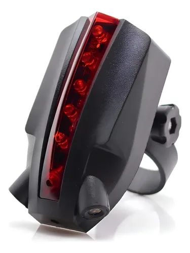 Luz Trasera De Bicicleta - A Pedido_exkarg Negro