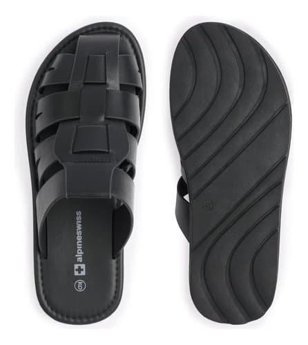 Sandalias De Pescador Alpine Swiss Marlin - A Pedido_exkarg Negro 41 Ar 3