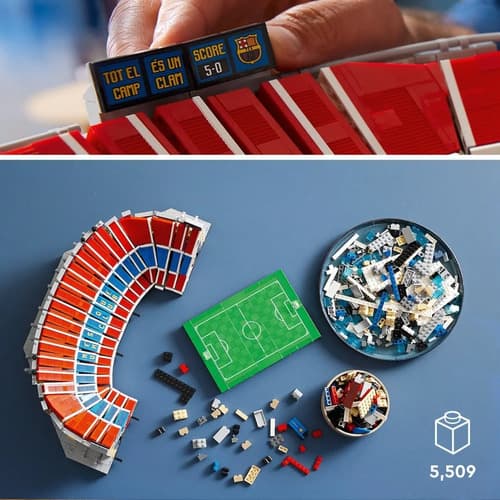 Bloques P/armar Lego Fc Barcelona 10284 5509 Piezas En Caja 5509 8