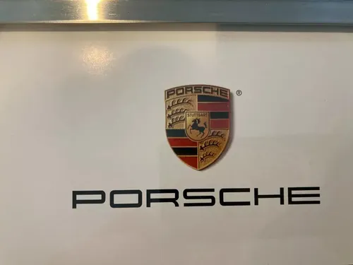 Portapatentes Porsche Original - A Pedido_exkarg Plateado 3