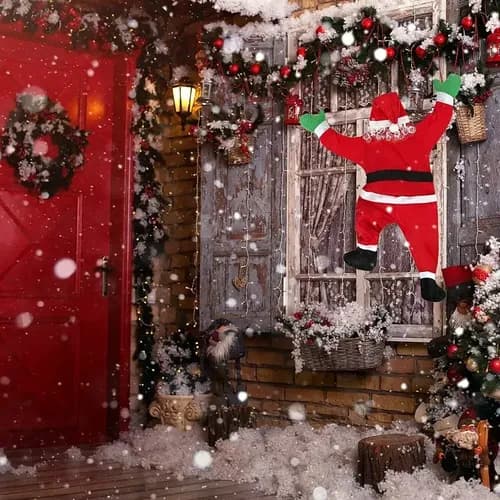Adorno Papa Noel Colgante - A Pedido_exkarg Rojo 2