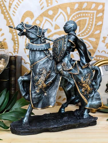 Estatua  Medieval Jousting Suit - A Pedido_exkarg Gris 4