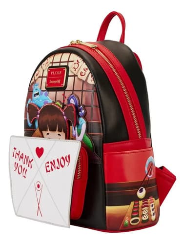Loungefly Disney Mini Backpack Urbana Rojo Liso 3