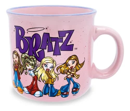 Taza Ceramica Bratz Pink - A Pedido_exkarg Rosa