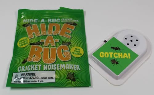 Juego De Broma Hide A Bug Cricket - A Pedido Blanco 2