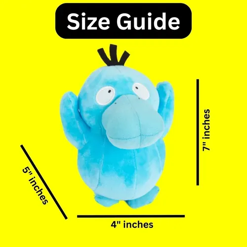 Muñeco Peluche Pokemon Shiny Psyduck 7  - A Pedido Azul 2