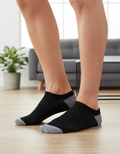 Pack Medias X 12 Hanes - A Pedido_exkarg Negro Algodon