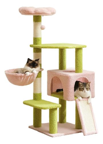 Rascador Gatos + Árbol - A Pedido_exkarg Verde