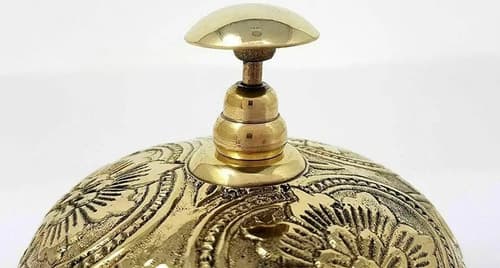 Timbre Llamador Hotel Vintage - A Pedido_exkarg Bronce 2