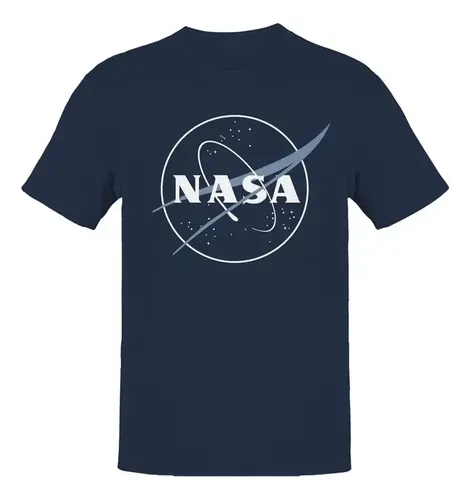 Remera Officially Licensed Nasa Logo - A Pedido_exkarg Azul S 3