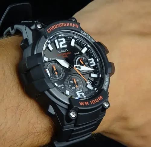 Reloj Casio Caballero Color Negro Mcw-100h-1av Sumergible 2