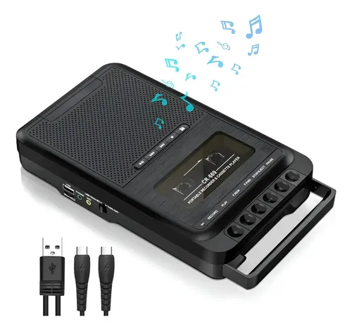 Convertidor Reprod De Casette Mp3 - A Pedido_exkarg Negro