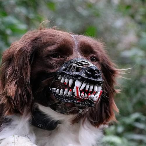 Bozal Para Perros Scary Dog - A Pedido_exkarg Mediano 3