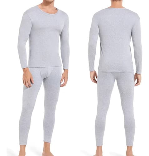 Conjunto De Ropa Interior Térmica Para Hombre - A Pedido S Negro 3