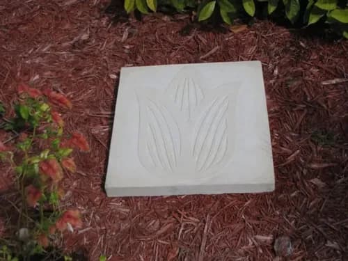 Molde Yeso O Cemento Tulip Flower - A Pedido_exkarg Gris 2