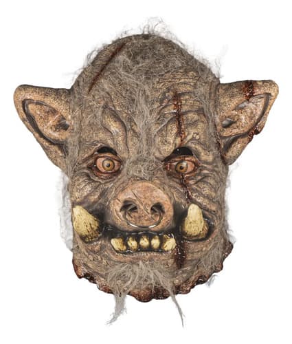 Máscara Jabalí Ghoulish Animal Creepy Halloween Adulto Marrón