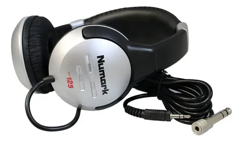 Auriculares Dj Numark Hf125 - A Pedido Negro/plateado 3
