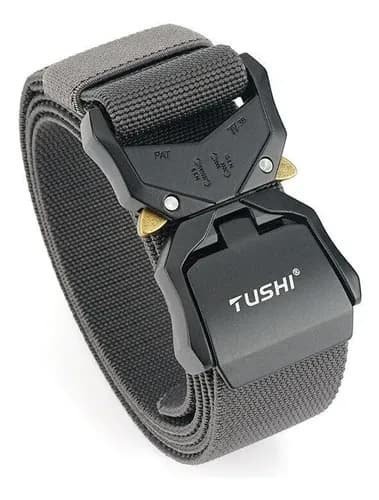 Cinturon Tactico Belt Alloy Buckle - A Pedido_exkarg Negro 125 Cm 4
