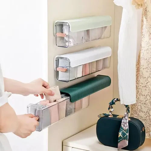 Organizador Plastico Ropa Interior - A Pedido_exkarg Transparente 2