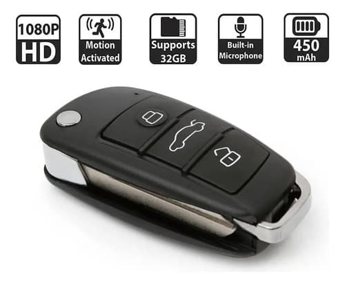 Camara Espia Llave De Auto - A Pedido_exkarg Negro 3