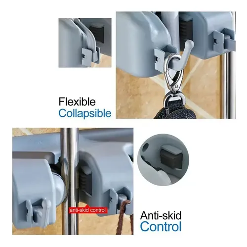 Soporte P/ Escobas Herramientas De Jardín - A Pedido_exkarg 4