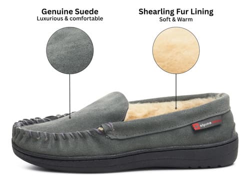 Mocasines Alpine Swiss Mens - A Pedido_exkarg Marrón 39 Eu 5