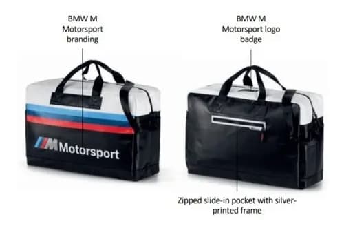 Bolso Bmw M Motorsport - A Pedido_exkarg Azul Lisen 2