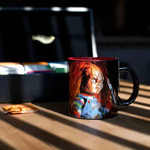 Taza Ceramica Child's Play Chucky - A Pedido_exkarg Negro 6