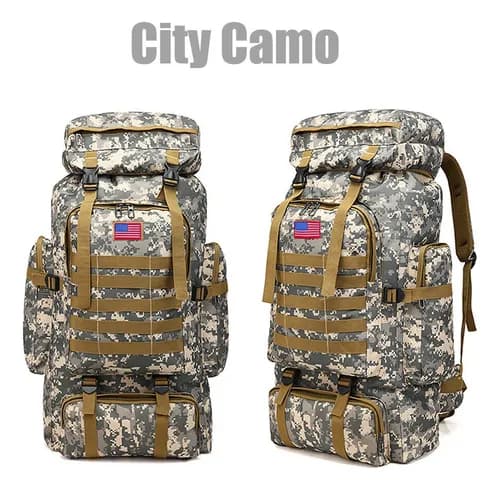 Mochila Outdoor Military Tactical - A Pedido_exkarg Negro X 4