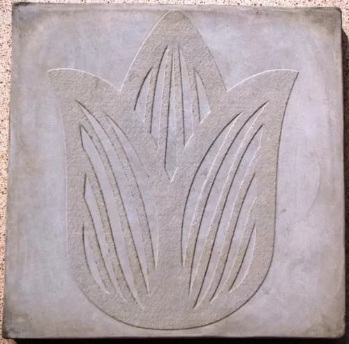 Molde Yeso O Cemento Tulip Flower - A Pedido_exkarg Gris 3