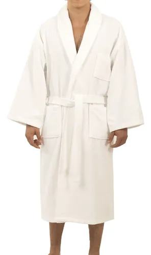 Bata De Baño Alpine Swiss Pure Cotton - A Pedido_exkarg Azul 38 4