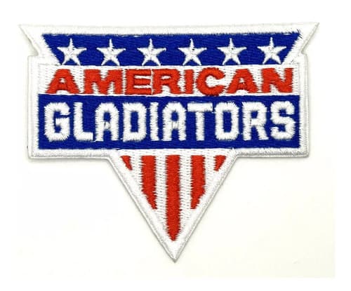 Parche Bordado American Gladiators - A Pedido_exkarg Azul