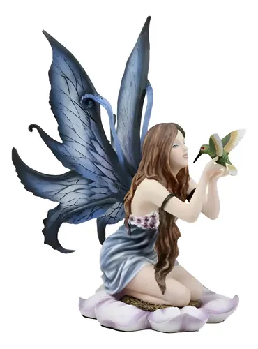 Estatua Purple Lavender Flower Fairy - A Pedido_exkarg Piel