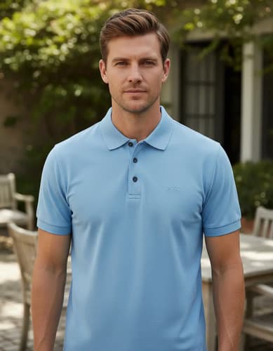 Chomba Hugo Boss Ferrara Modern - A Pedido_exkarg Celeste Xxxx