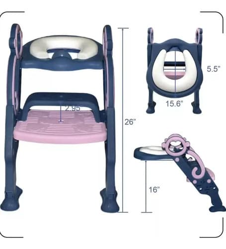 Asiento Para Inodoro Toddler/kids - A Pedido_exkarg Azul 4