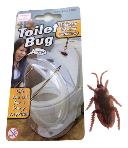 Cucaracha De Broma Para Baño - A Pedido_exkarg Marrón 4