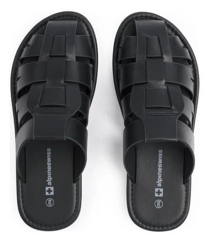Sandalias De Pescador Alpine Swiss Marlin - A Pedido_exkarg Negro 41 Ar 4