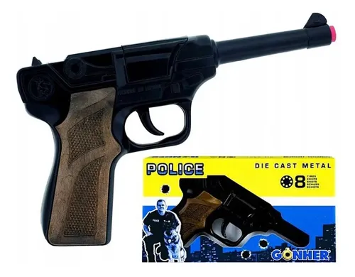 Pistola De Juguete Luger A Cebita - A Pedido_exkarg Negro 4