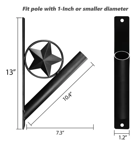 Soporte Para Mástil De Bandera Anley Star - A Pedido Anley 2