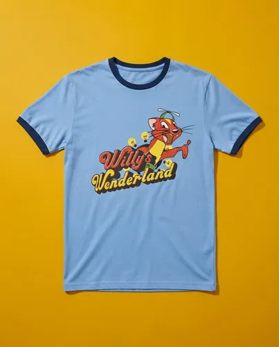 Remera Willy's Wonderland Janitor - A Pedido_exkarg Celeste S 4