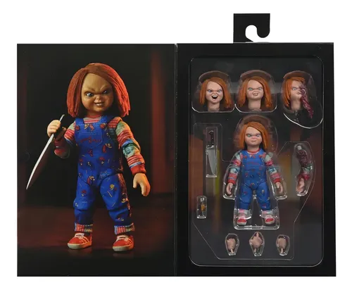 Figura De Acción Neca Chucky Tv Series Ultimate Articulada Con Accesorios 3