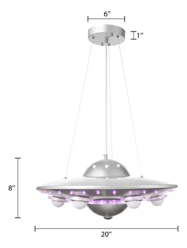 Lampara Colgante Ovni - A Pedido_exkarg Gris 5