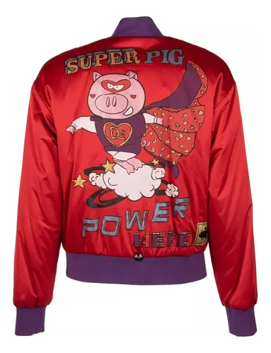 Campera Dolce & Gabbana Glitter Heart - A Pedido_exkarg Rojo 38 2