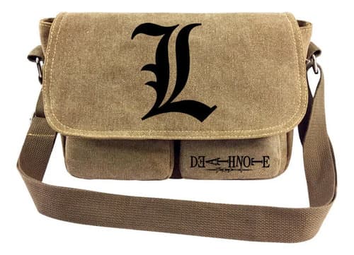 Morral Anime Death Note Canvas - A Pedido_exkarg Marrón 2