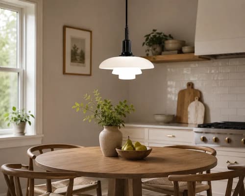 Lampara Colgante Art Deco By Poul Henningsens - A Pedido Blanco 4