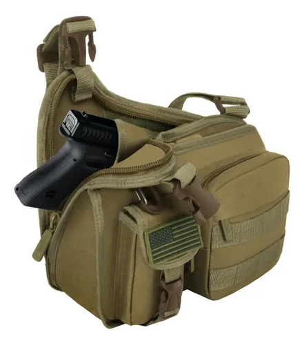 Cartera Morral East West Usa Tactical - A Pedido_exkarg Marrón 5