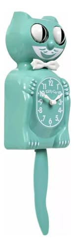 Reloj De Pared Kit Kat Ocean - A Pedido_exkarg Verde Agua