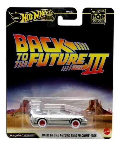 Auto Hot Wheels  Back To The Future Time Machine - A Pedido Negro 4